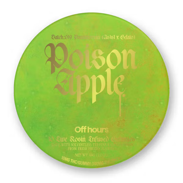 OFFHOURS Gummies - Pandalorian "Poison Apple" Live Rosin - 100mg Edible